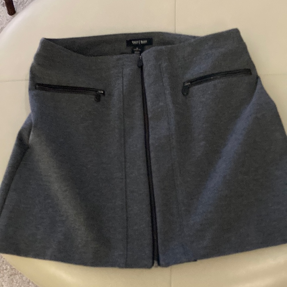 Gray White House/Black Market Mini skirt